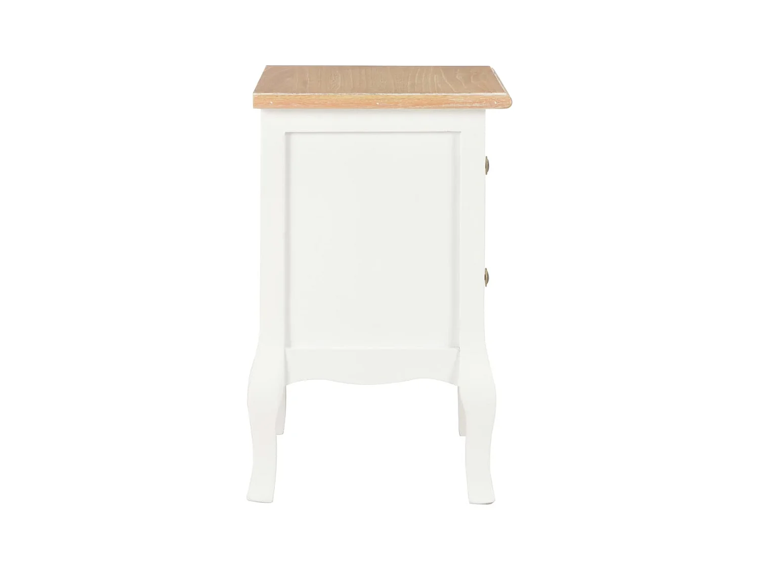 Tables de chevet 2 pcs blanc 35x30x49 cm MDF