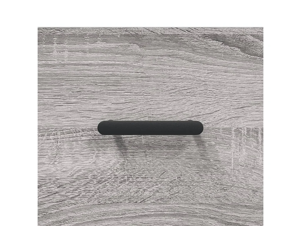 Mesa de cabeceira 40x40x66 cm derivados madeira cinzento sonoma