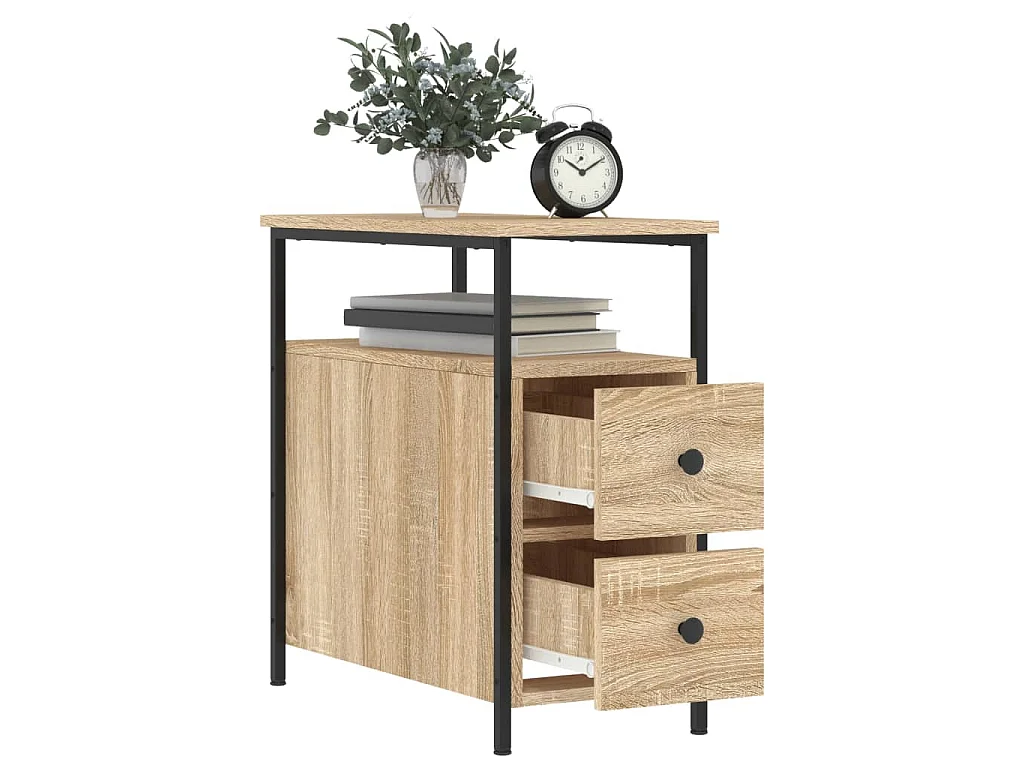 Nachttisch Sonoma-Eiche 30x60x60 cm Holzwerkstoff