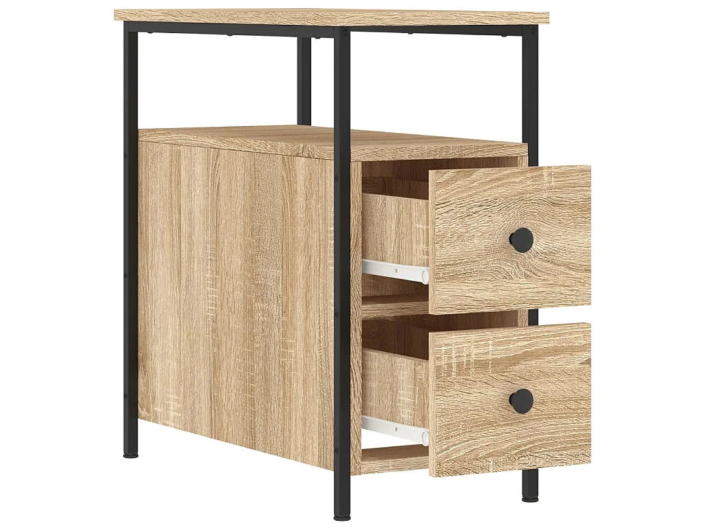 Nachttisch Sonoma-Eiche 30x60x60 cm Holzwerkstoff
