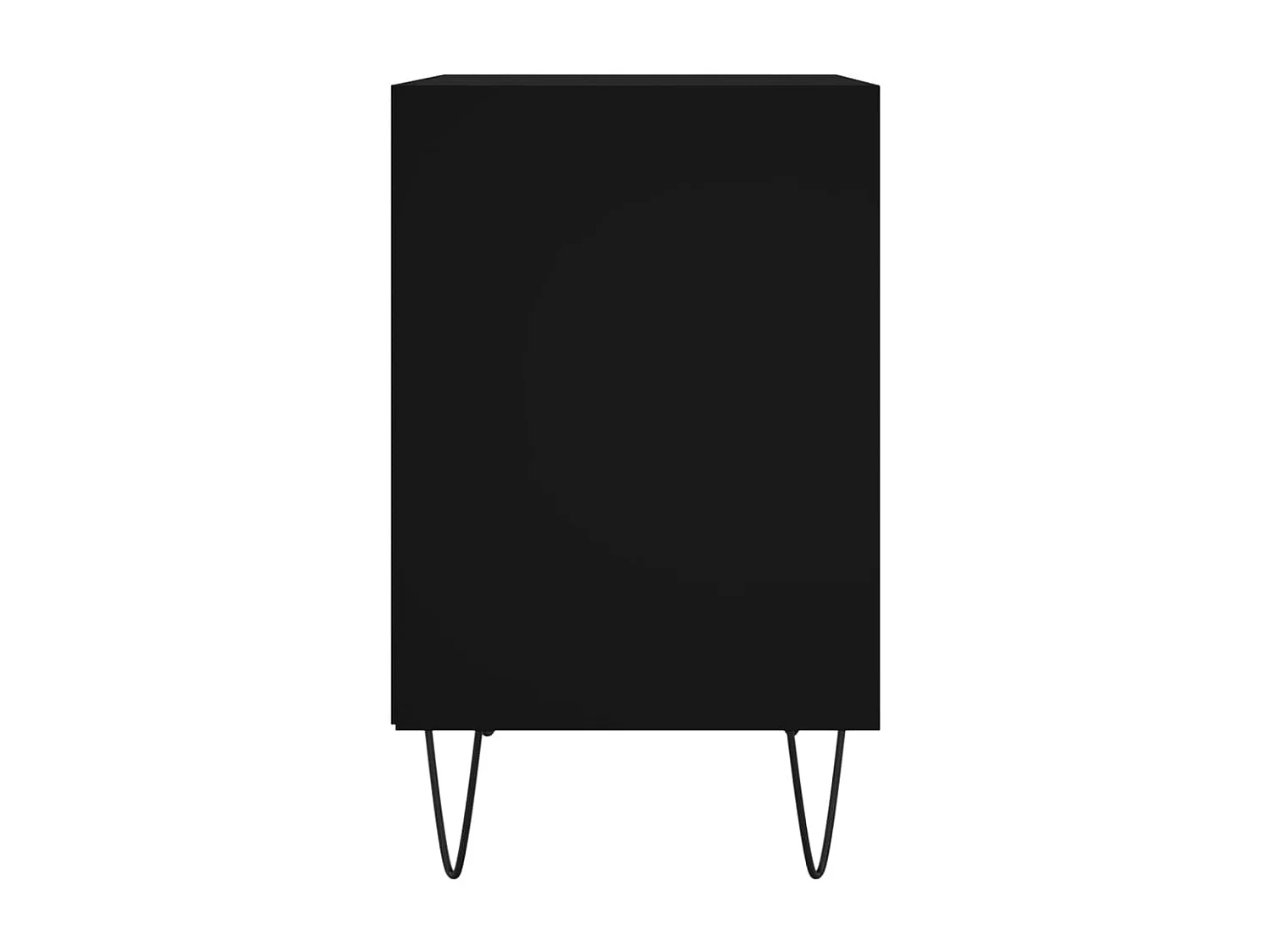 Tables de chevet 2 pcs noir 40x30x50 cm bois d'ingénierie