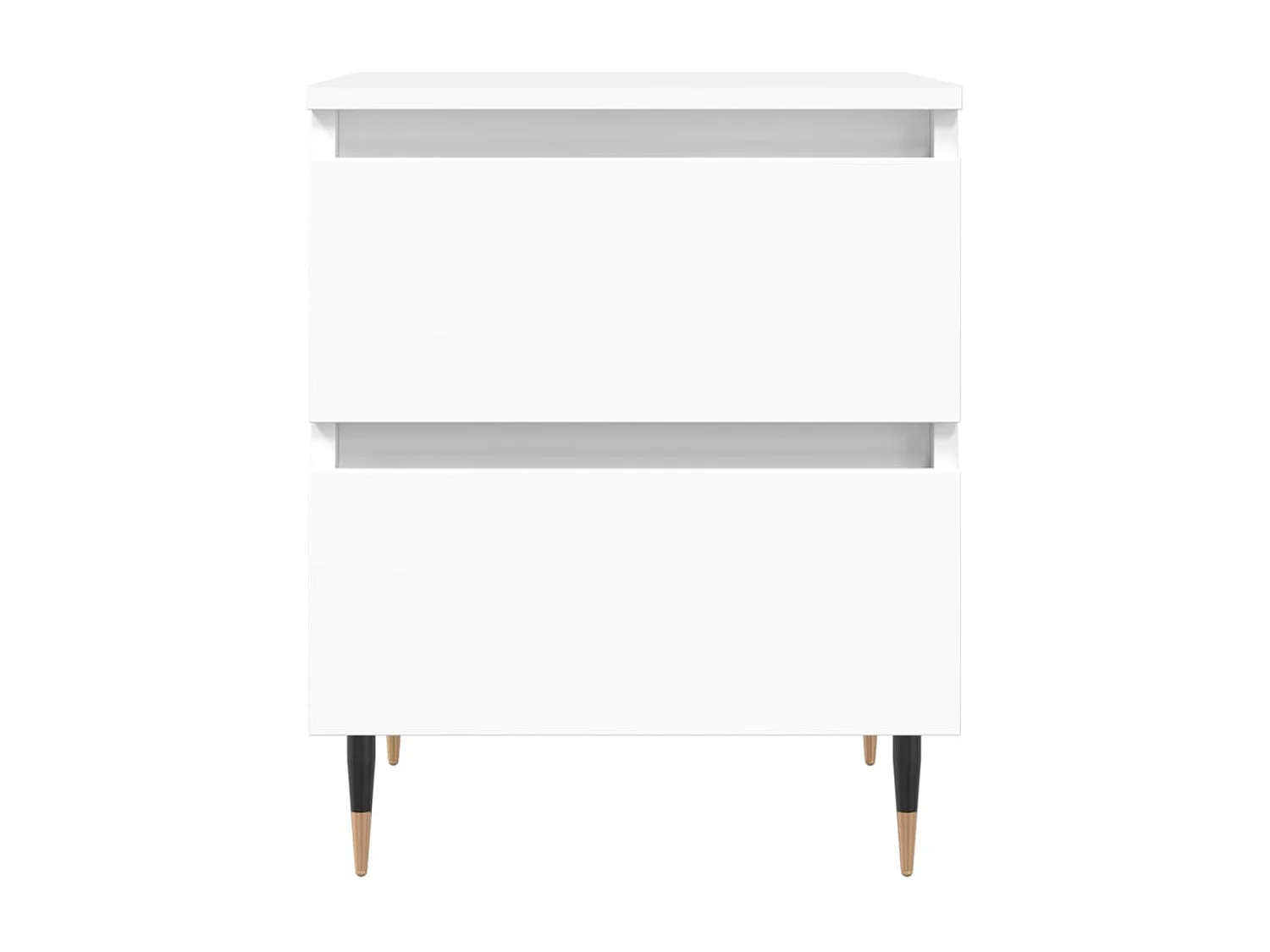 Nachtkastjes 2 st 40x35x50 cm bewerkt hout wit