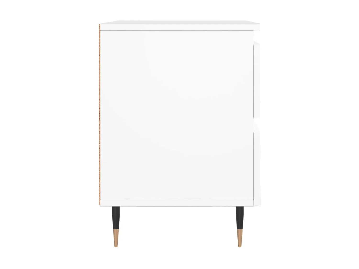 Nachtkastjes 2 st 40x35x50 cm bewerkt hout wit