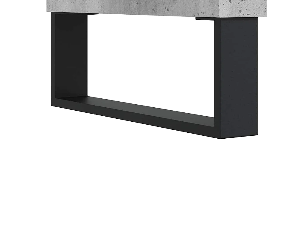 Tables de chevet 2pcs gris béton 40x35x47,5cm bois d’ingénierie