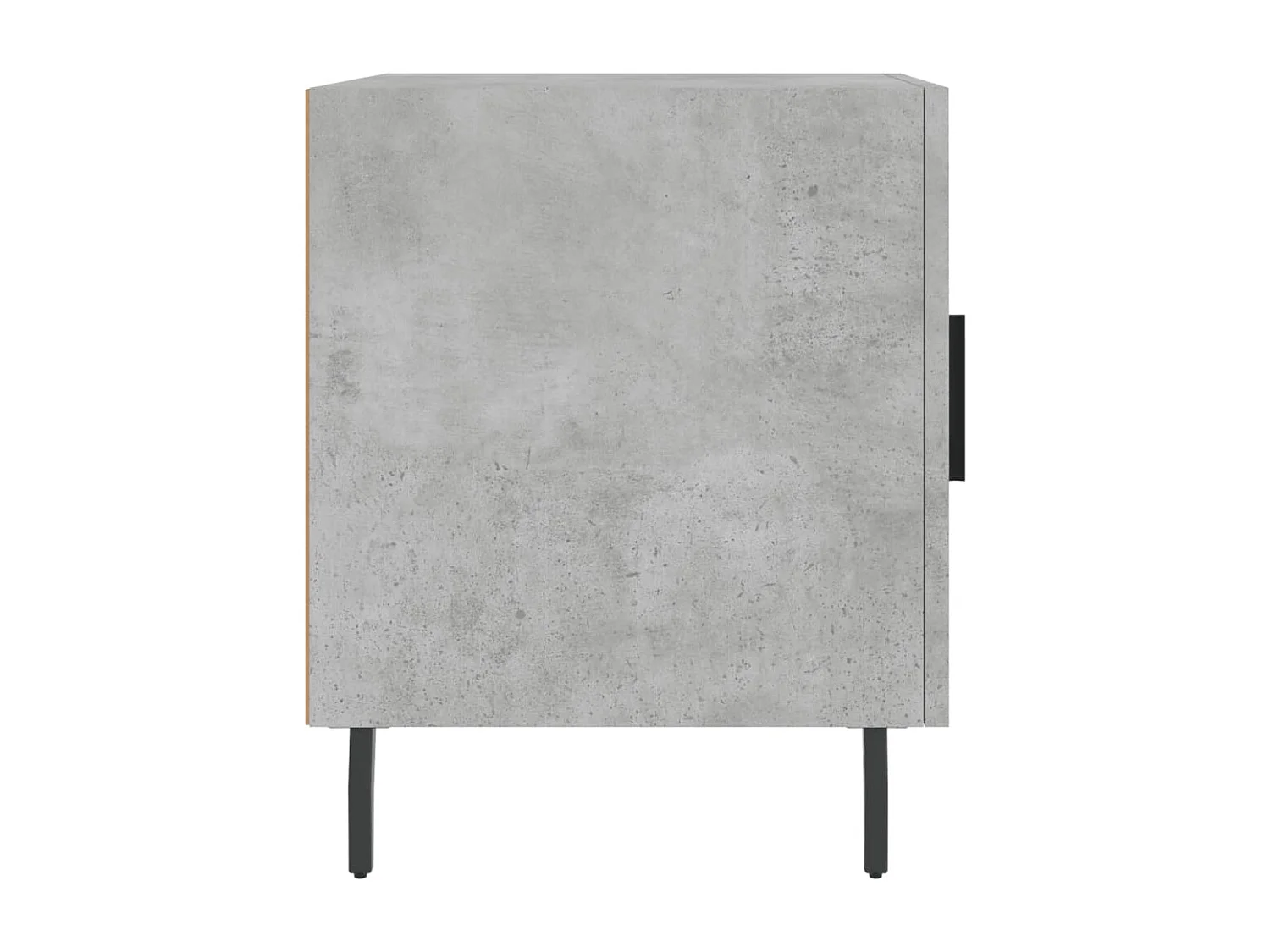 Mesa cabeceira 40x40x50cm derivados de madeira cinzento cimento