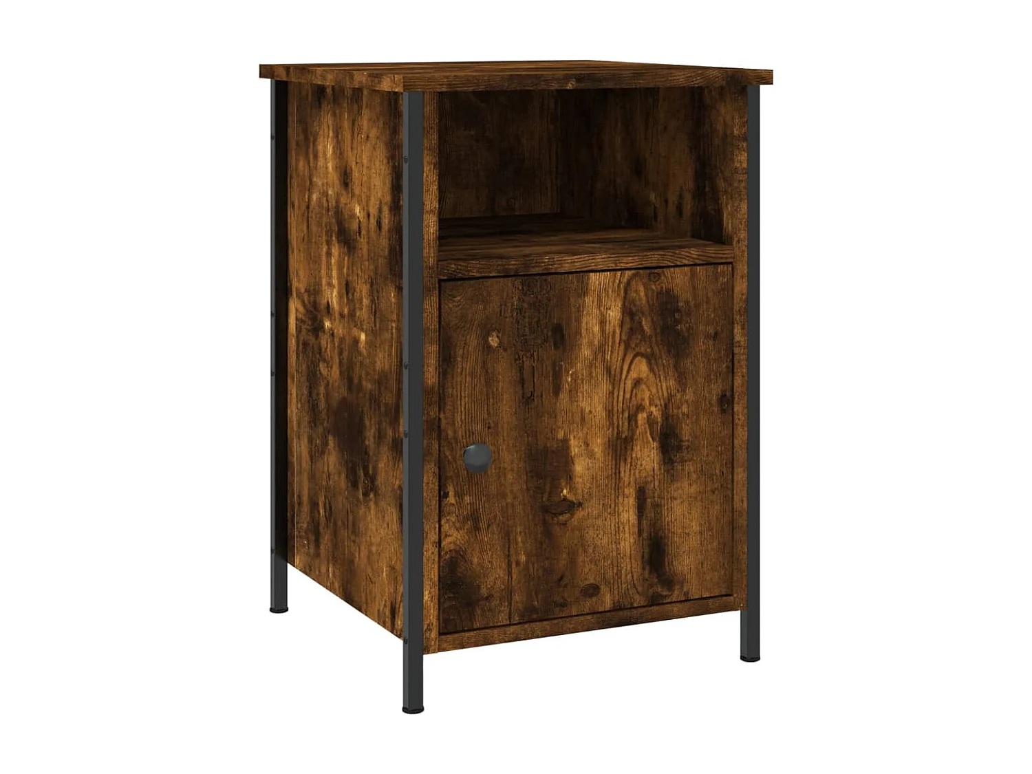 Tables de chevet 2 pcs chêne fumé 40x42x60 cm bois d'ingénierie