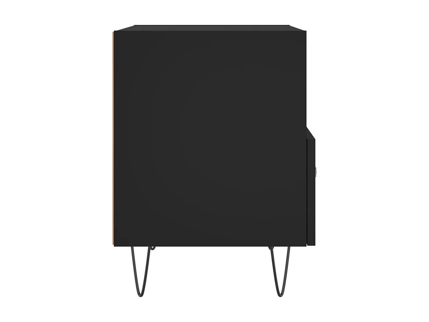 Nachttische 2 Stk. Schwarz 40x35x47,5 cm Holzwerkstoff