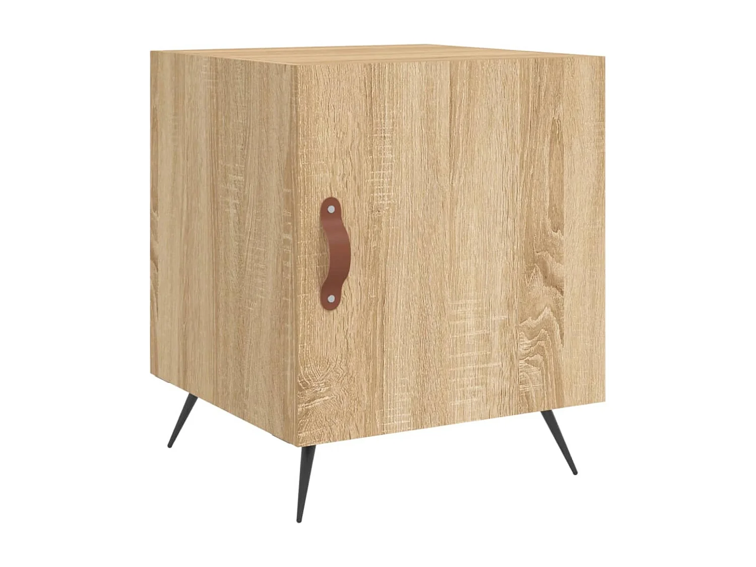Table de chevet chêne sonoma 40x40x50 cm bois d’ingénierie