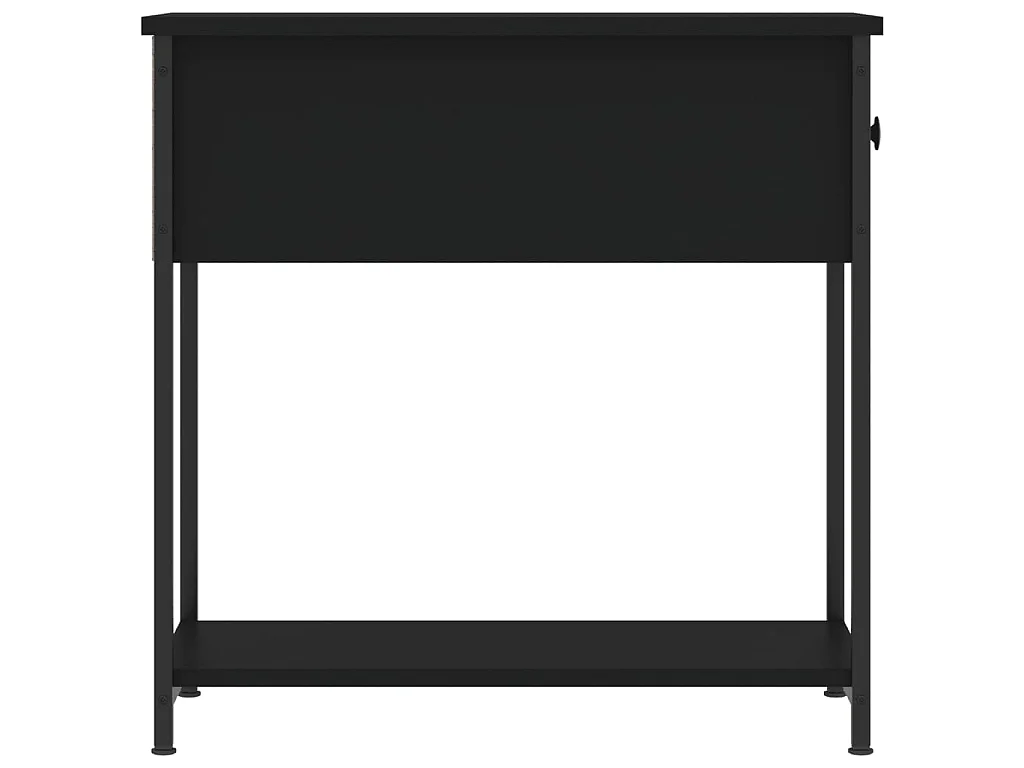 Nachttische 2 Stk. Schwarz 30x60x60 cm Holzwerkstoff