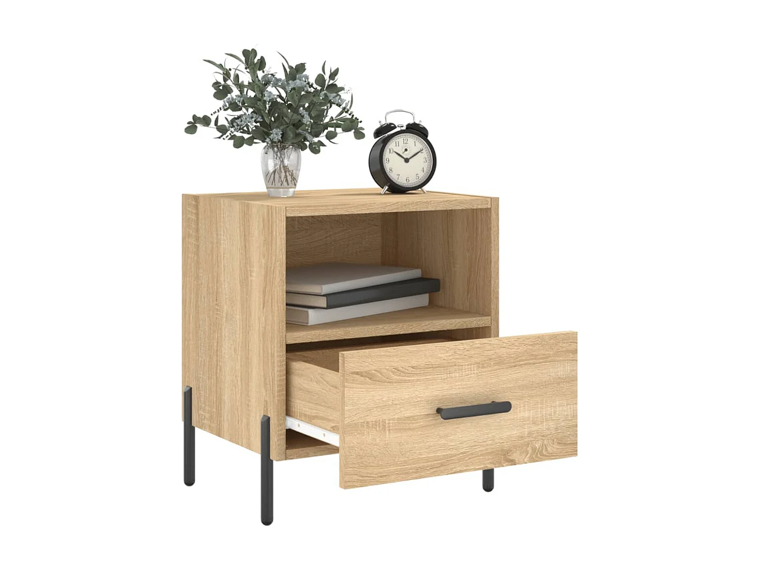 Tables de chevet 2 pcs chêne sonoma 40x35x47,5 cm