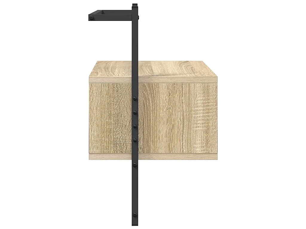 Wand-Nachttisch Sonoma-Eiche 35x30x51 cm Holzwerkstoff