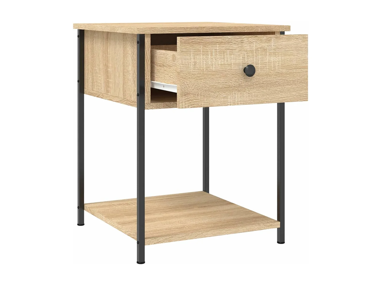 Nachtkastjes 2 st 44x45x58 cm sonoma eikenkleurig