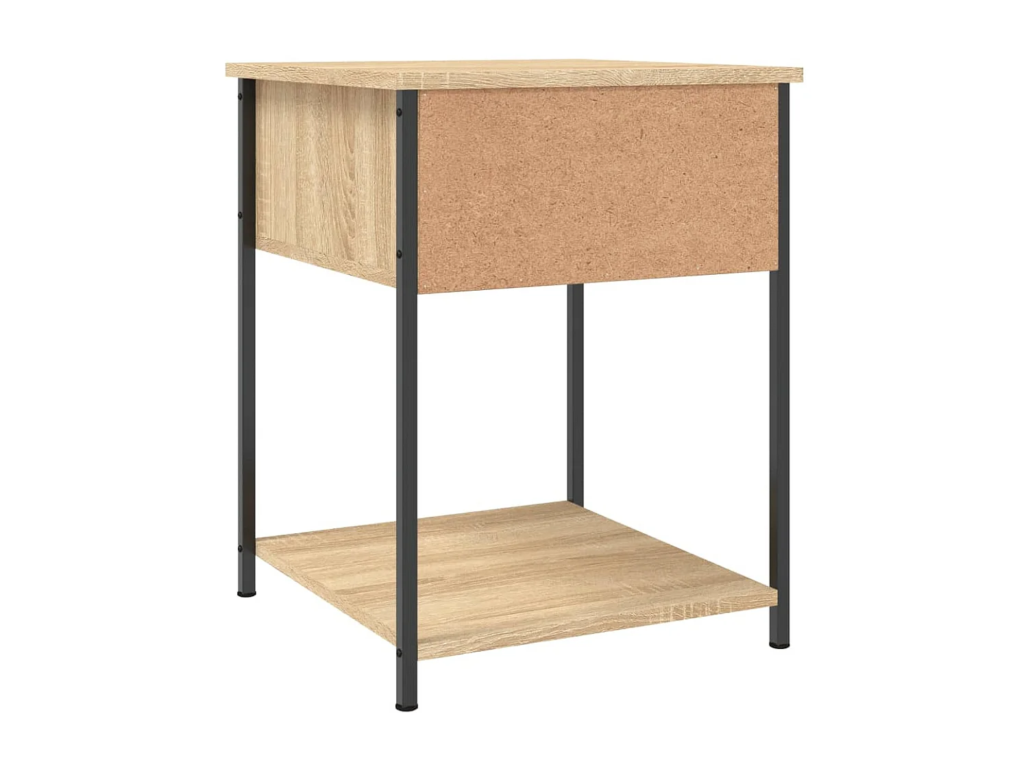 Nachtkastjes 2 st 44x45x58 cm sonoma eikenkleurig