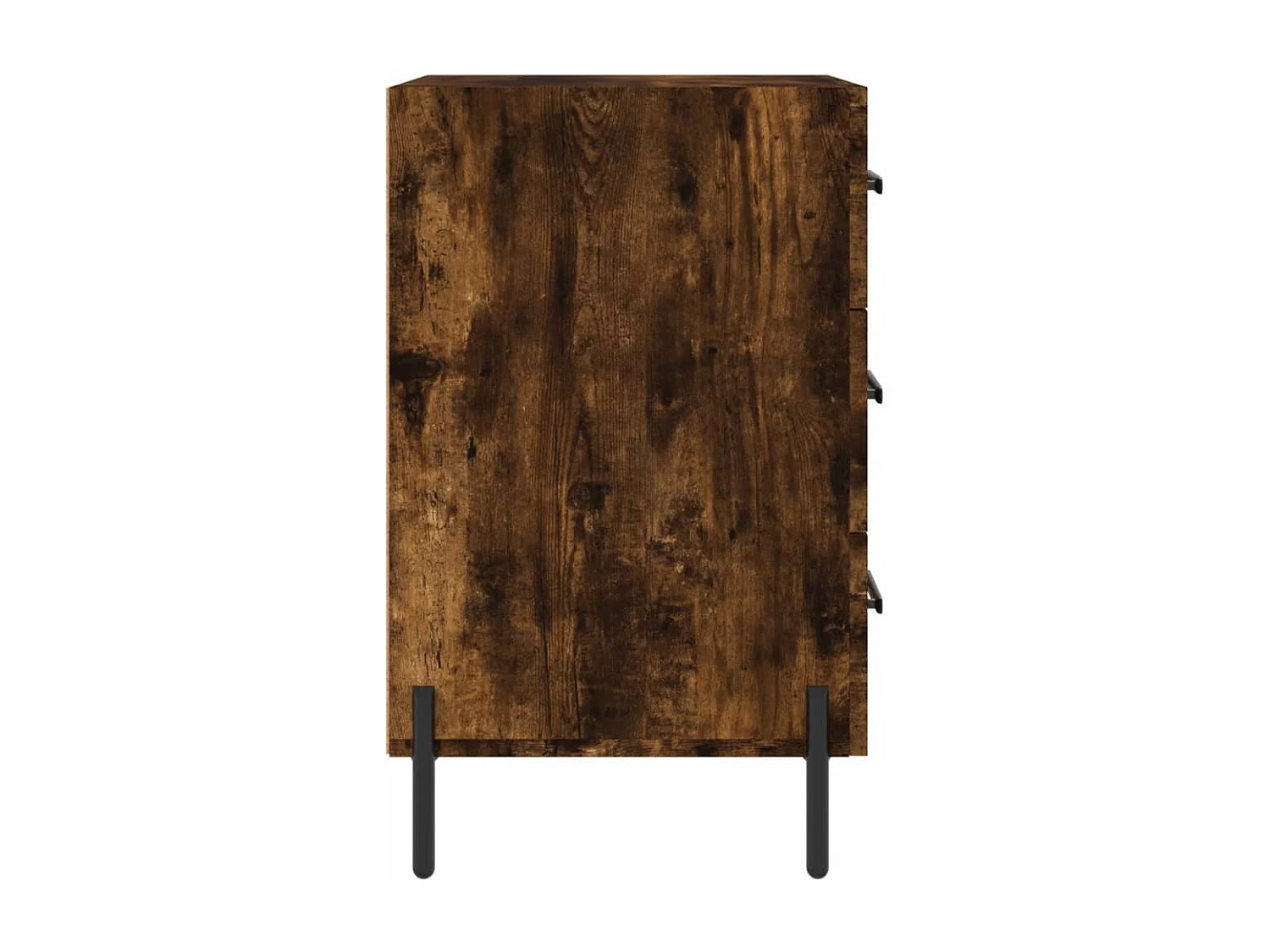 Mesa cabeceira 40x40x66 cm derivados de madeira carvalho fumado