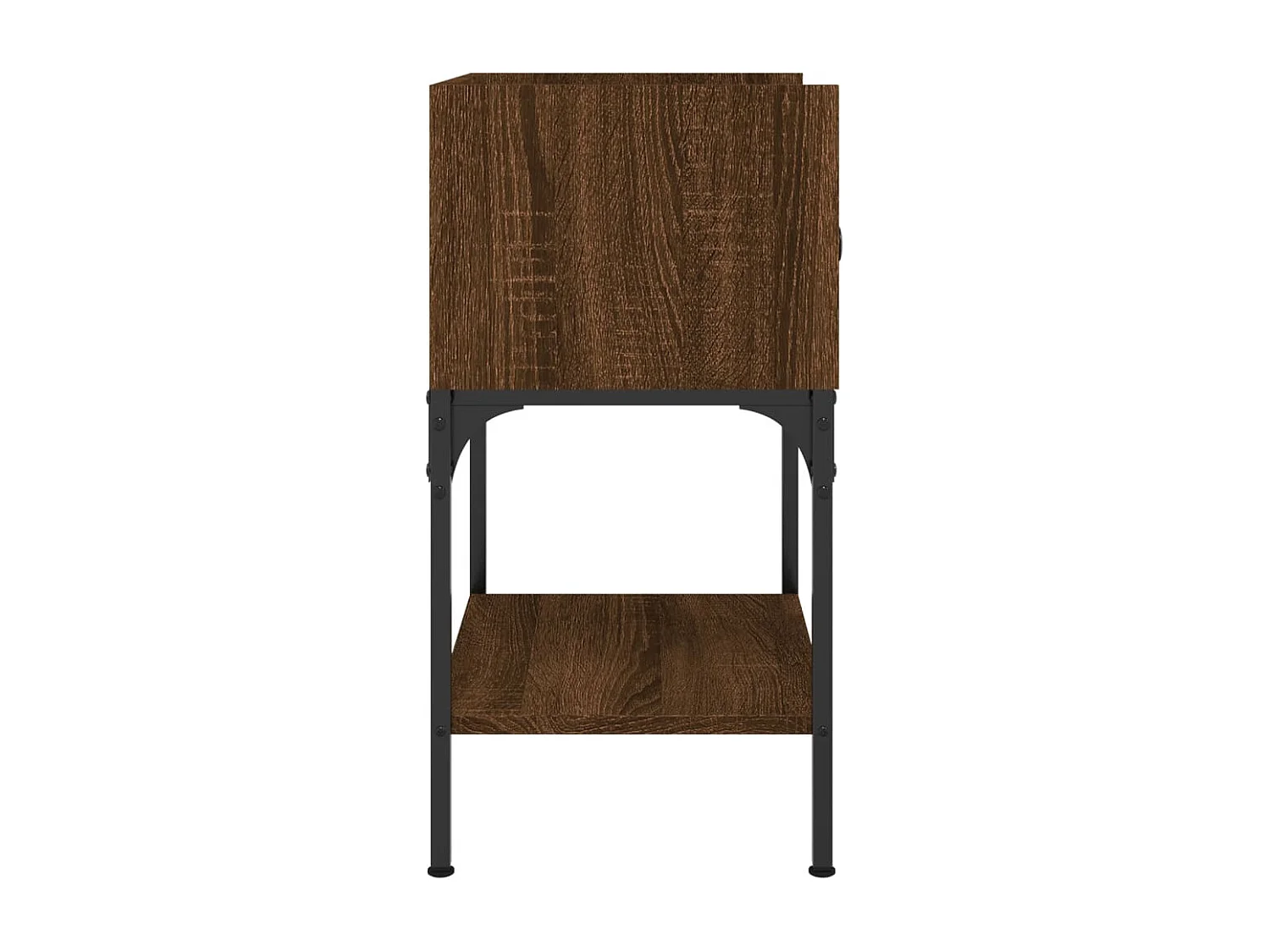 Nachttische 2 Stk. Braun Eichen-Optik 40,5x31x60 Holzwerkstoff