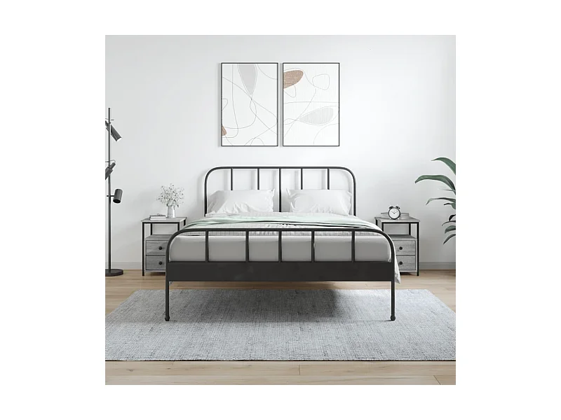 Tables de chevet 2 pcs sonoma gris 34x35,5x50cm bois ingénierie