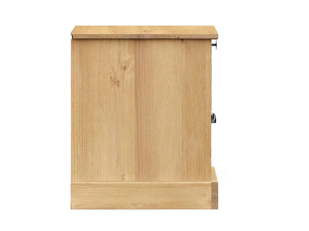 Comodino VIGO 42x35x42 cm in Legno Massello di Pino