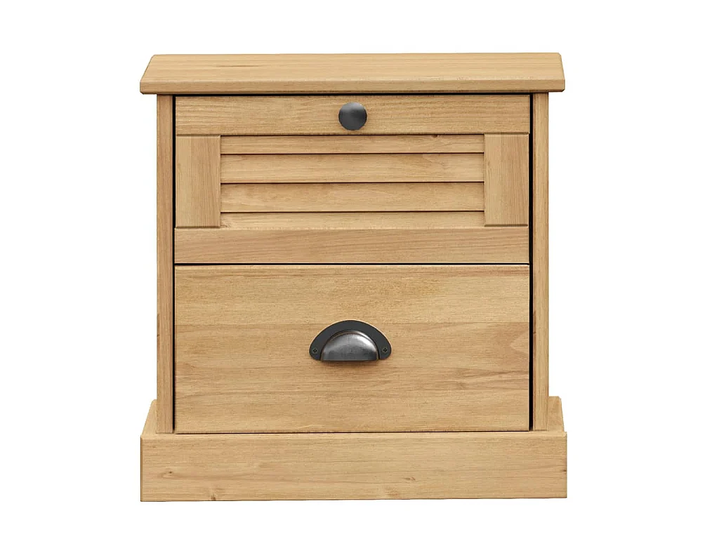 Table de chevet VIGO 42x35x42 cm bois de pin massif