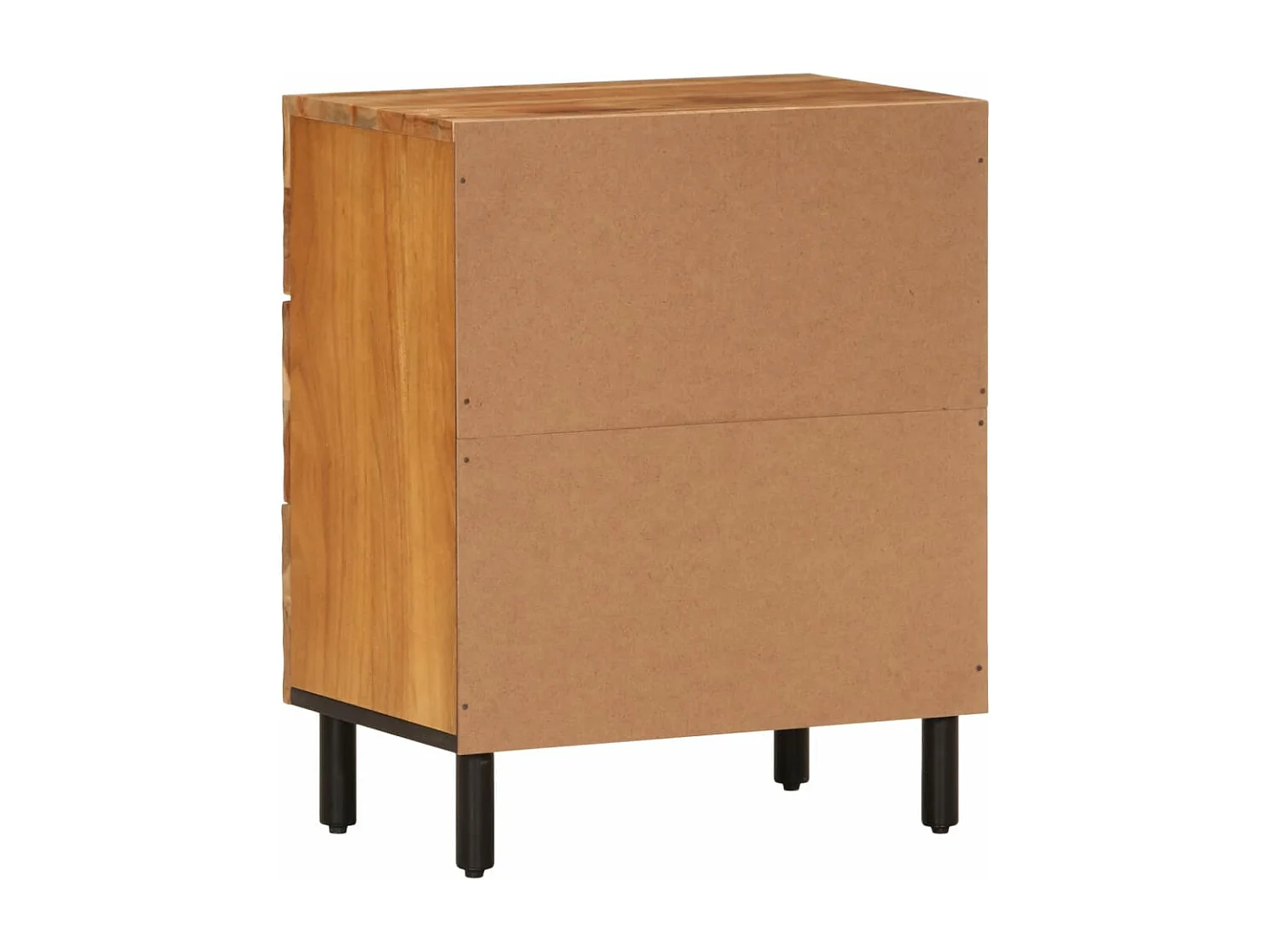 Table de chevet 50x33x60 cm bois d'acacia solide