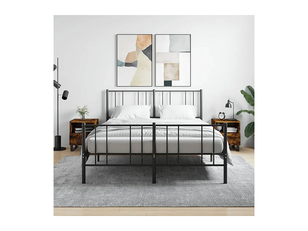 Nachtkastjes 2 st 40x35x47,5 cm bewerkt hout gerookt eikenkleur