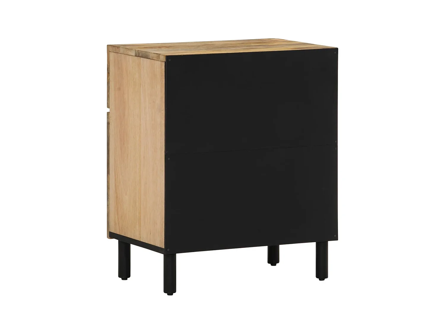 Table de chevet 50x33x60 cm bois de manguier massif