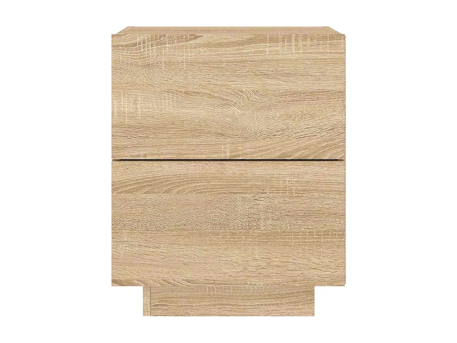 Nachttisch mit LED-Leuchten Sonoma Eiche Holzwerkstoff