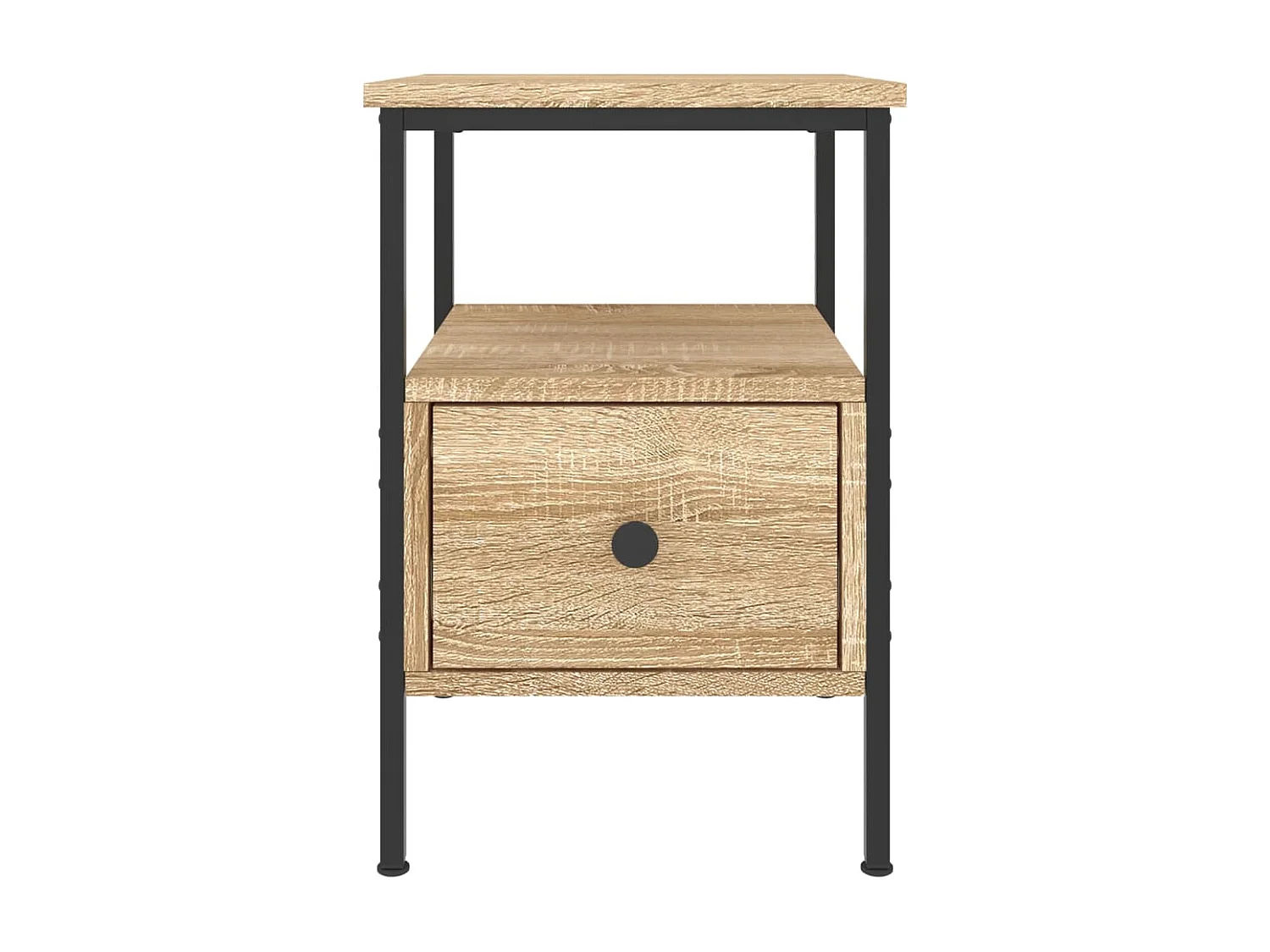 Mesita de noche madera de ingeniería roble Sonoma 34x36x50 cm