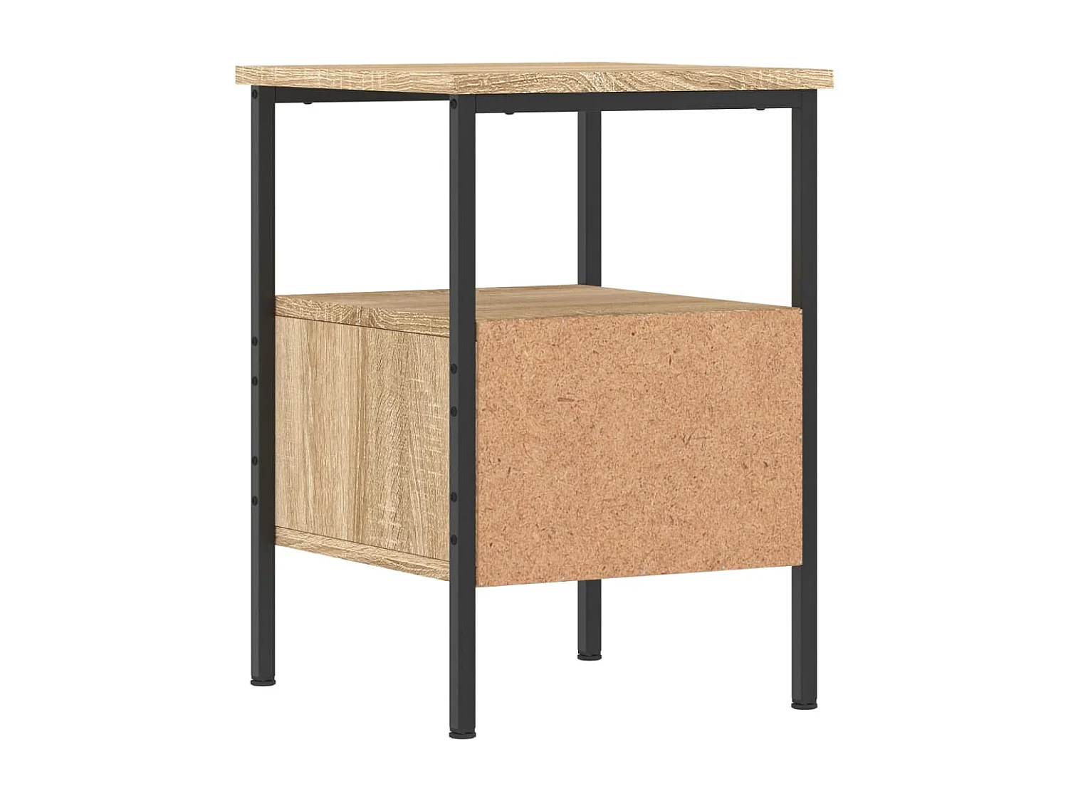 Mesita de noche madera de ingeniería roble Sonoma 34x36x50 cm