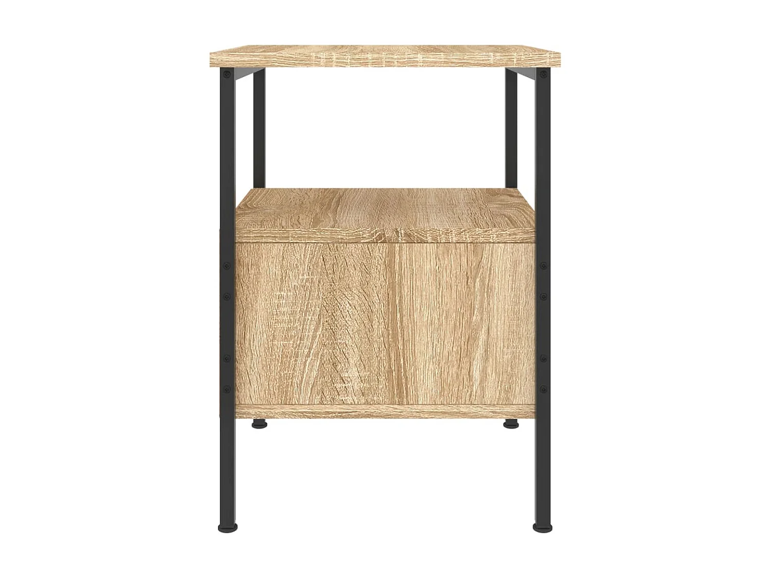 Mesita de noche madera de ingeniería roble Sonoma 34x36x50 cm