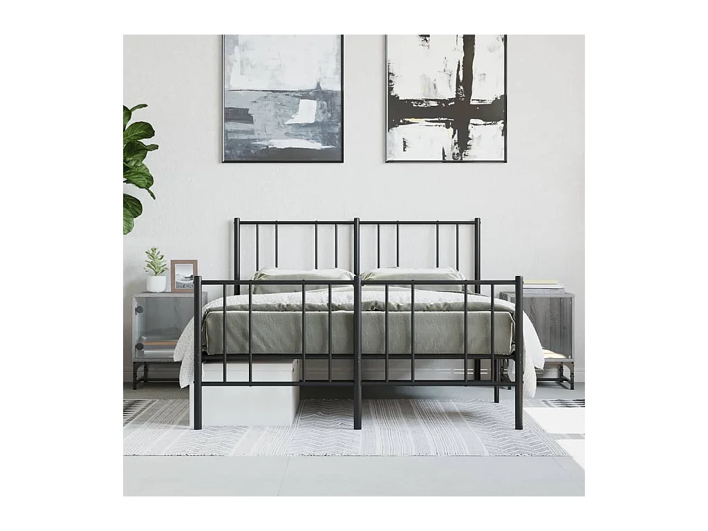 Tables de chevet et portes vitrées 2 pcs sonoma gris 35x37x50cm