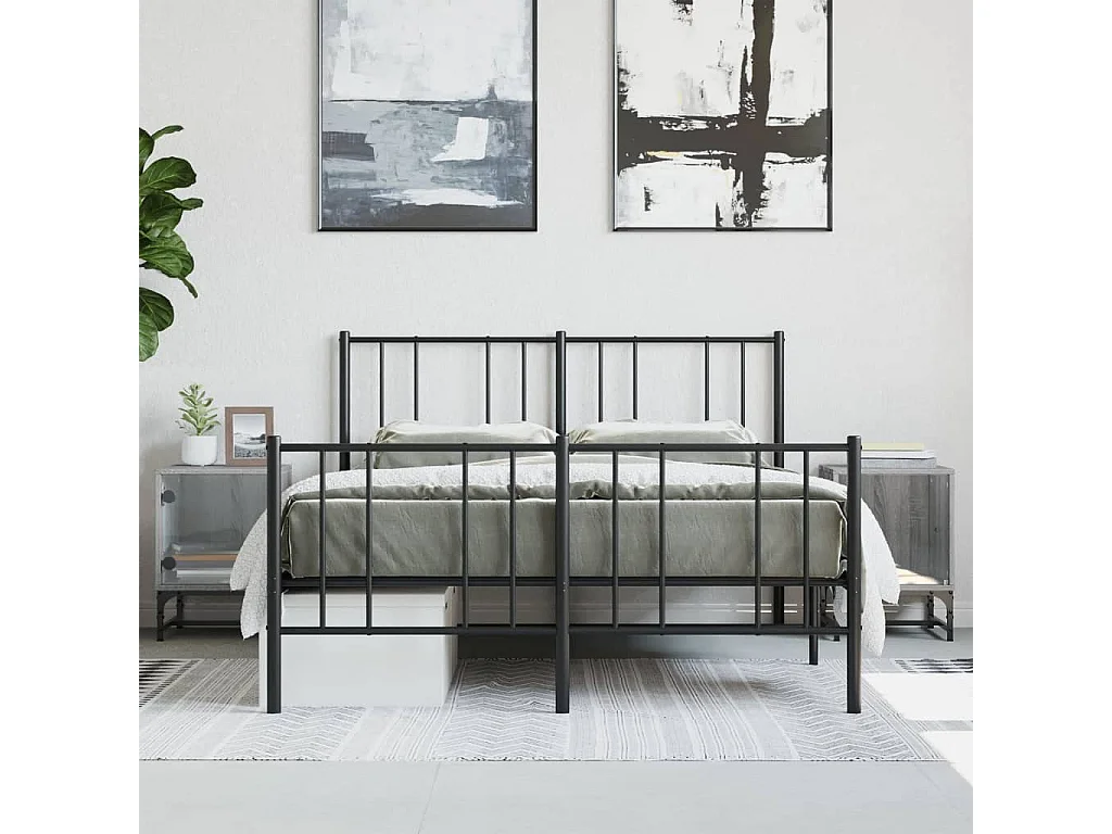 Tables de chevet et portes vitrées 2 pcs sonoma gris 35x37x50cm