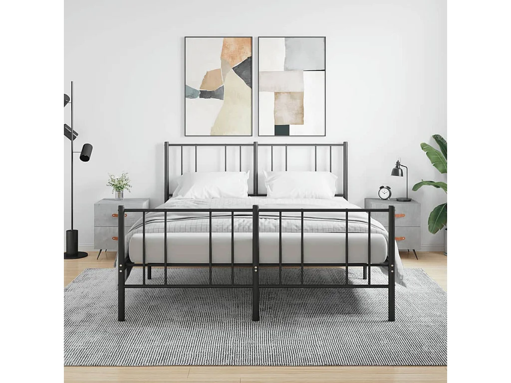 Nachttische 2 Stk. Betongrau 40x35x47,5 cm Holzwerkstoff