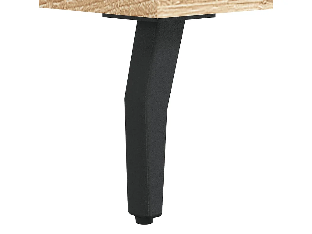 Table de chevet chêne sonoma 40x40x66 cm bois d'ingénierie