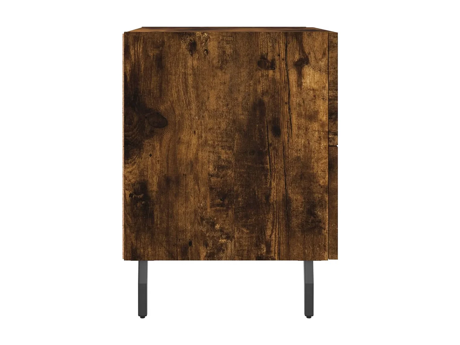 Table de chevet chêne fumé 40x35x47,5 cm bois d’ingénierie