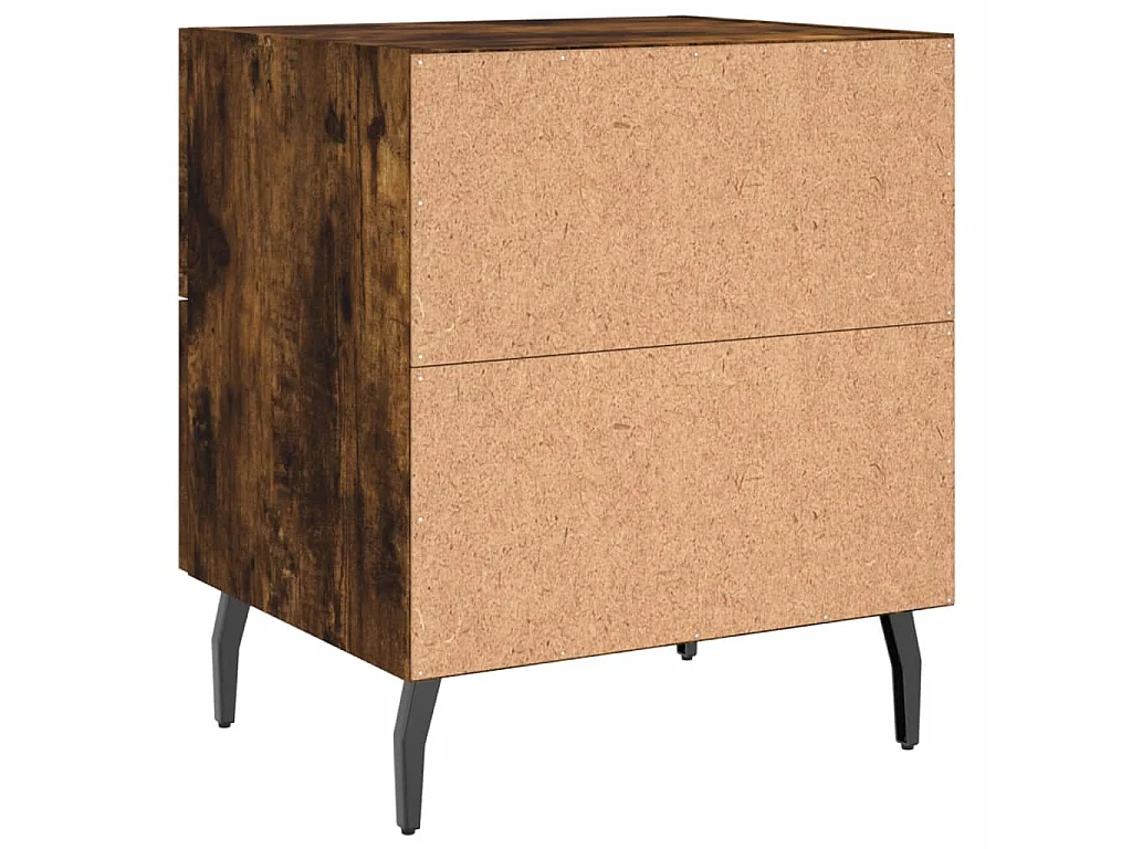 Nachttisch Räuchereiche 40x35x47,5 cm Holzwerkstoff