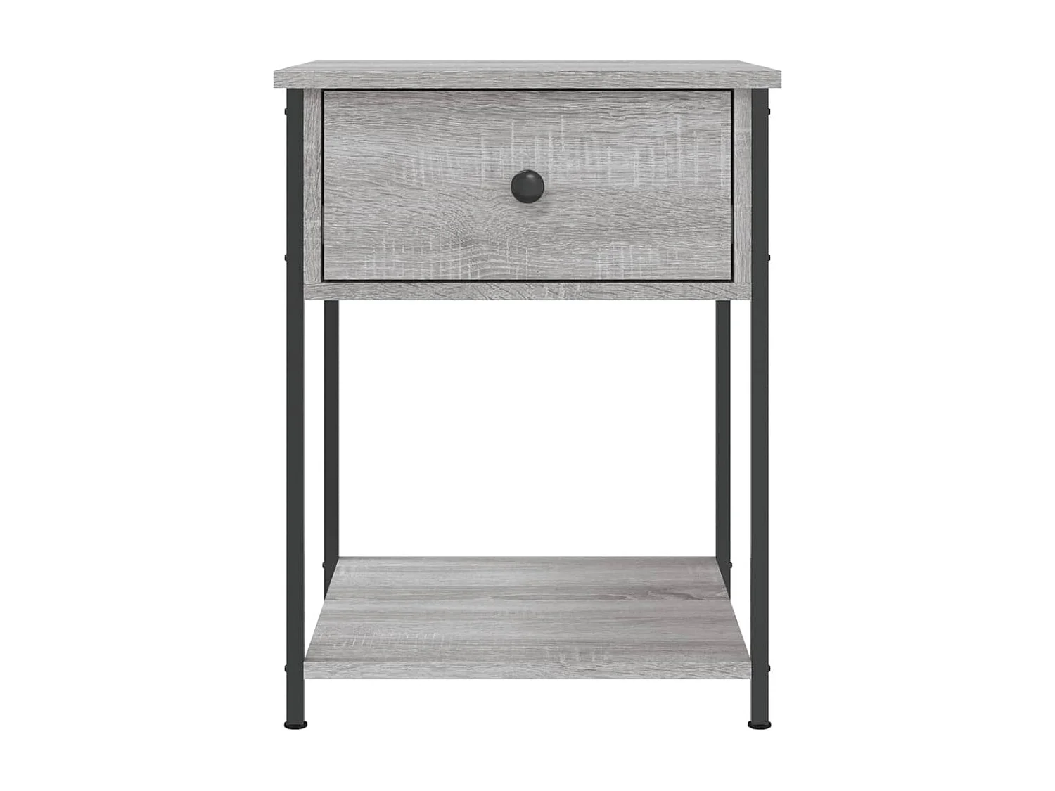 Nachttische 2 Stk. Grau Sonoma 44x45x58 cm Holzwerkstoff