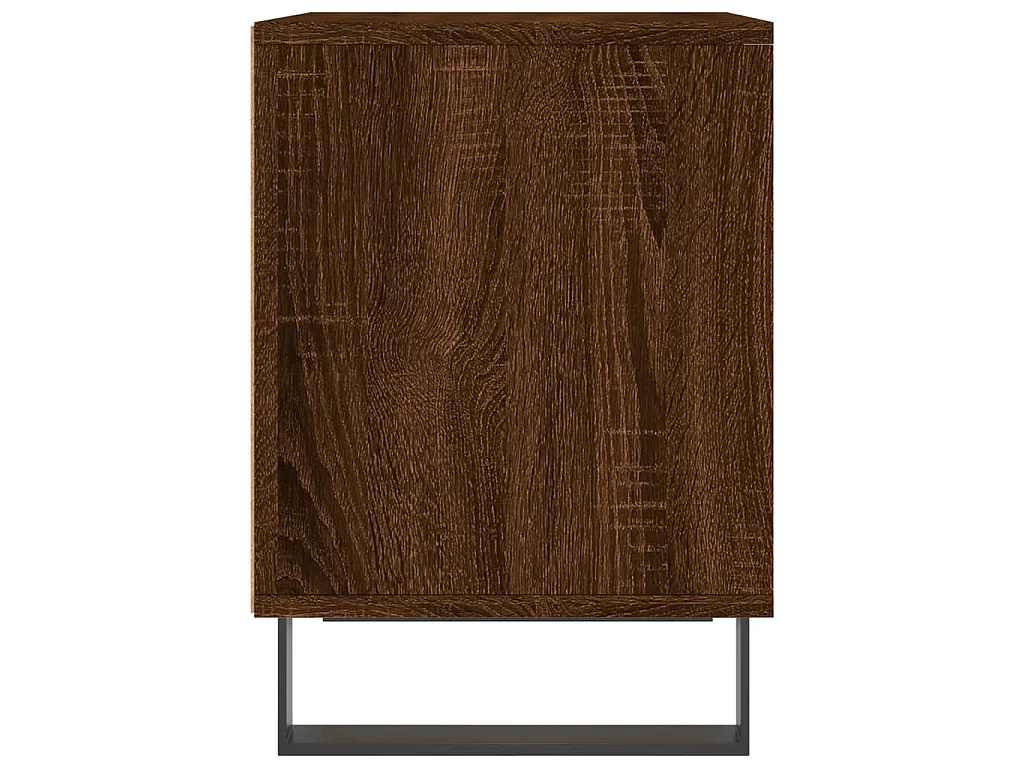 Tables de chevet 2 pcs chêne marron 40x35x50 cm bois ingénierie