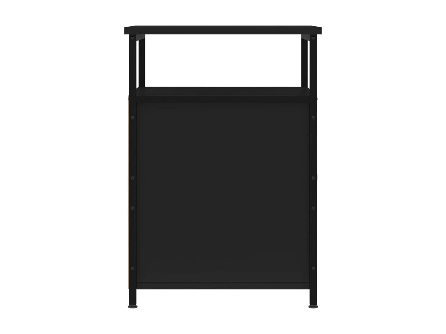 Tables de chevet 2 pcs noir 40x42x60 cm bois d'ingénierie