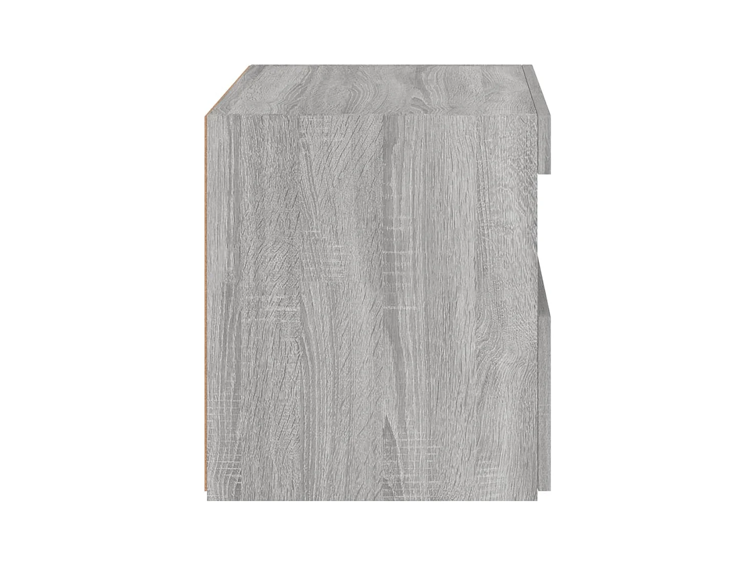 Tables de chevet avec lumières LED 2 pcs sonoma gris 50x40x45cm