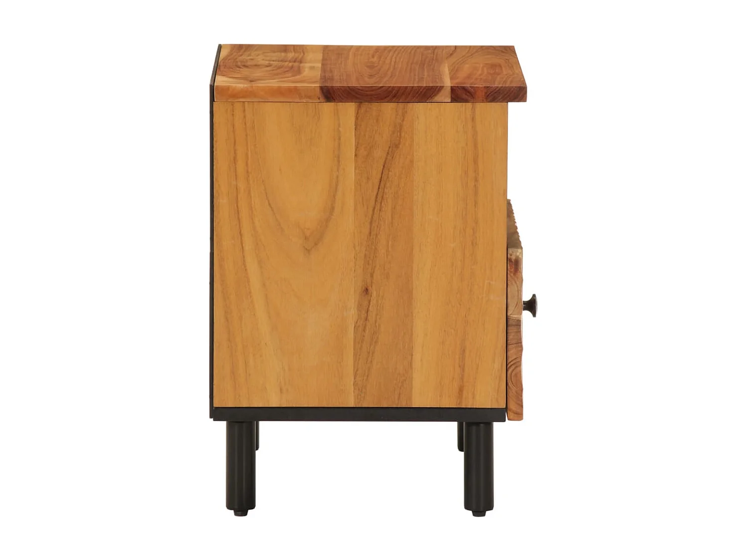 Table de chevet 40x33x46 cm Bois d'acacia massif