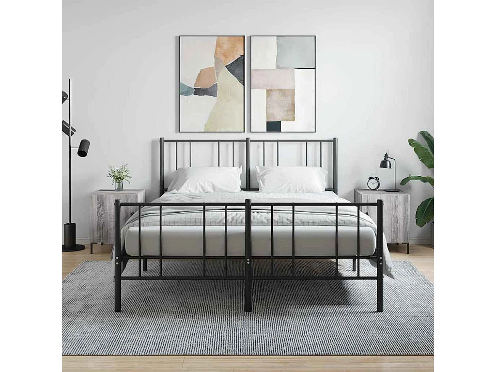 Mesitas noche 2 uds madera ingeniería gris Sonoma 40x40x50 cm