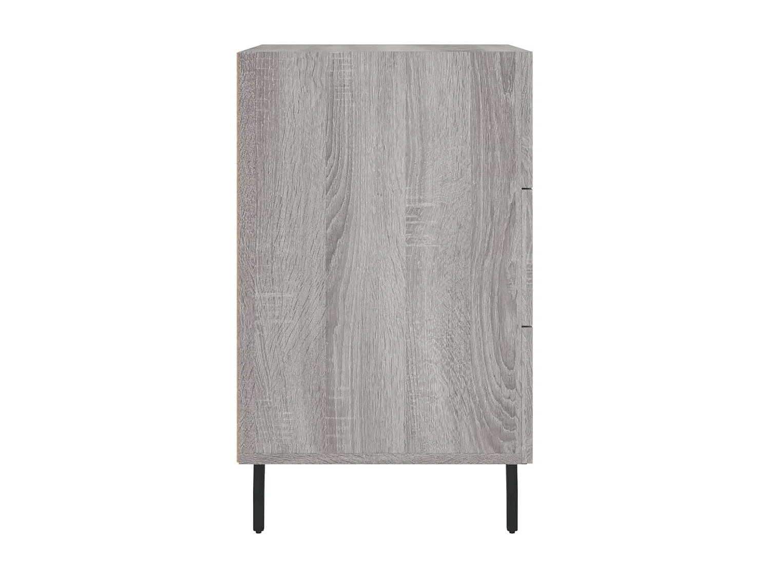 Table de chevet sonoma gris 40x40x66 cm bois d'ingénierie