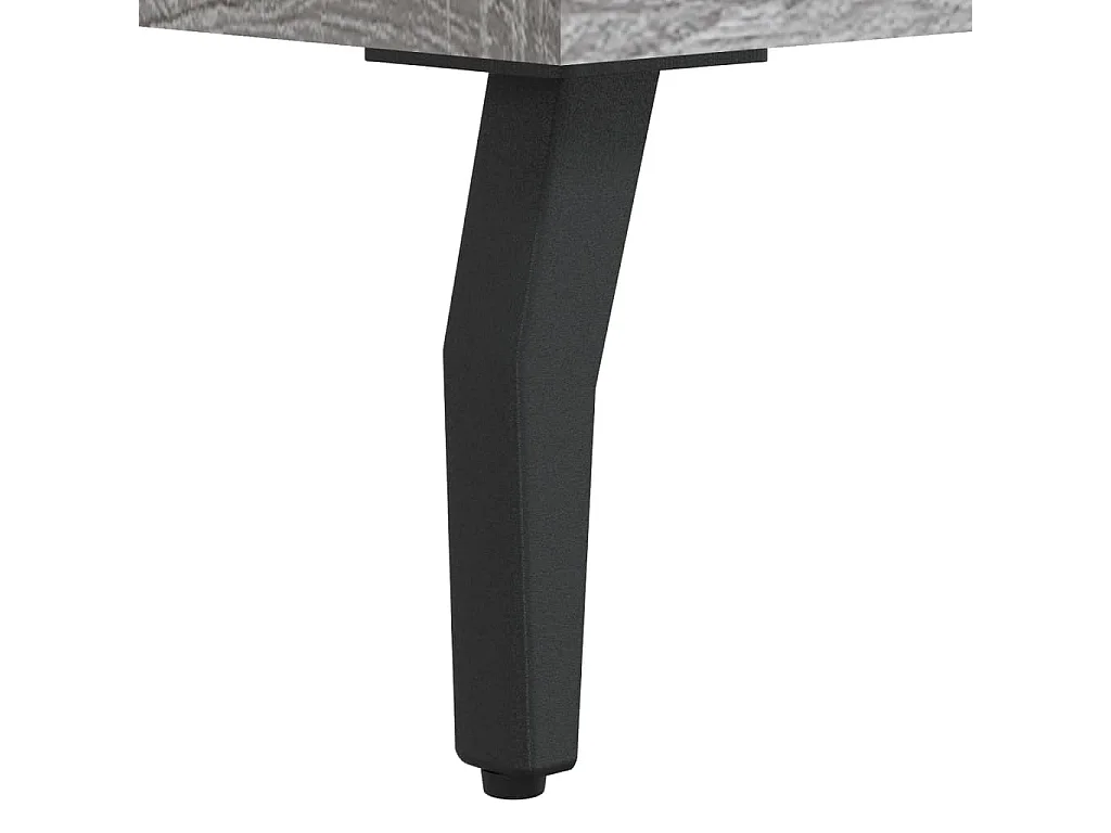 Table de chevet sonoma gris 40x40x66 cm bois d'ingénierie