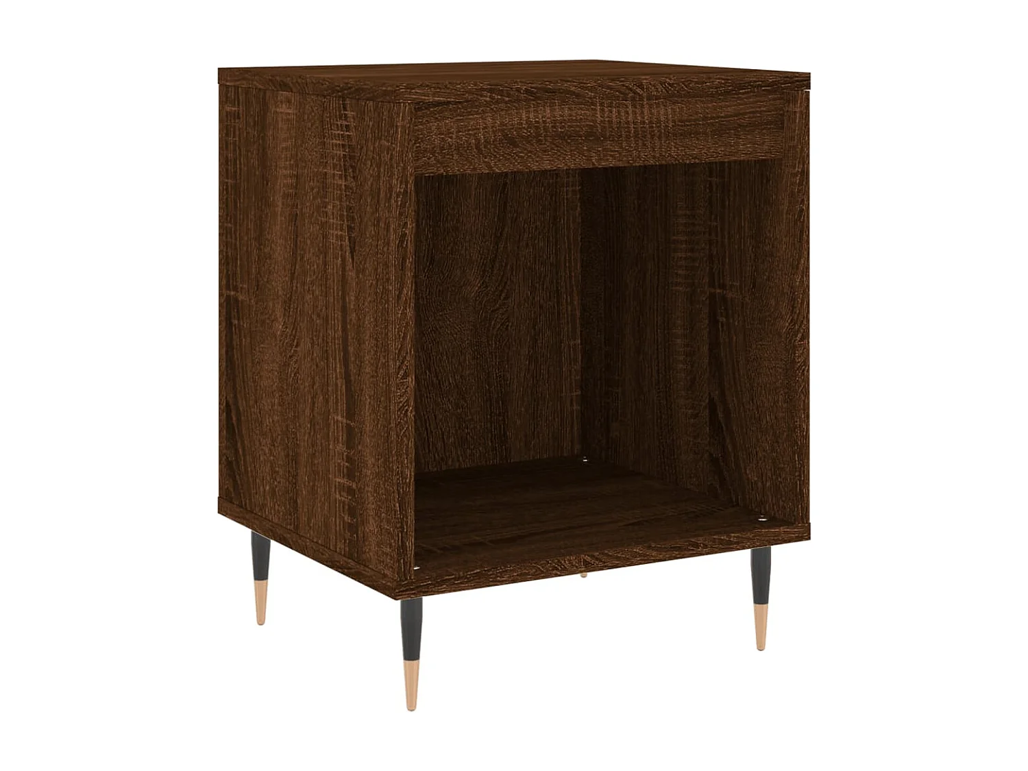 Tables de chevet 2 pcs chêne marron 40x35x50 cm bois ingénierie