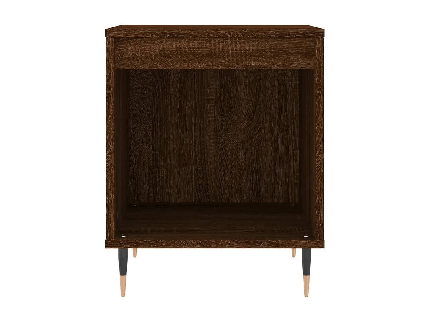 Tables de chevet 2 pcs chêne marron 40x35x50 cm bois ingénierie