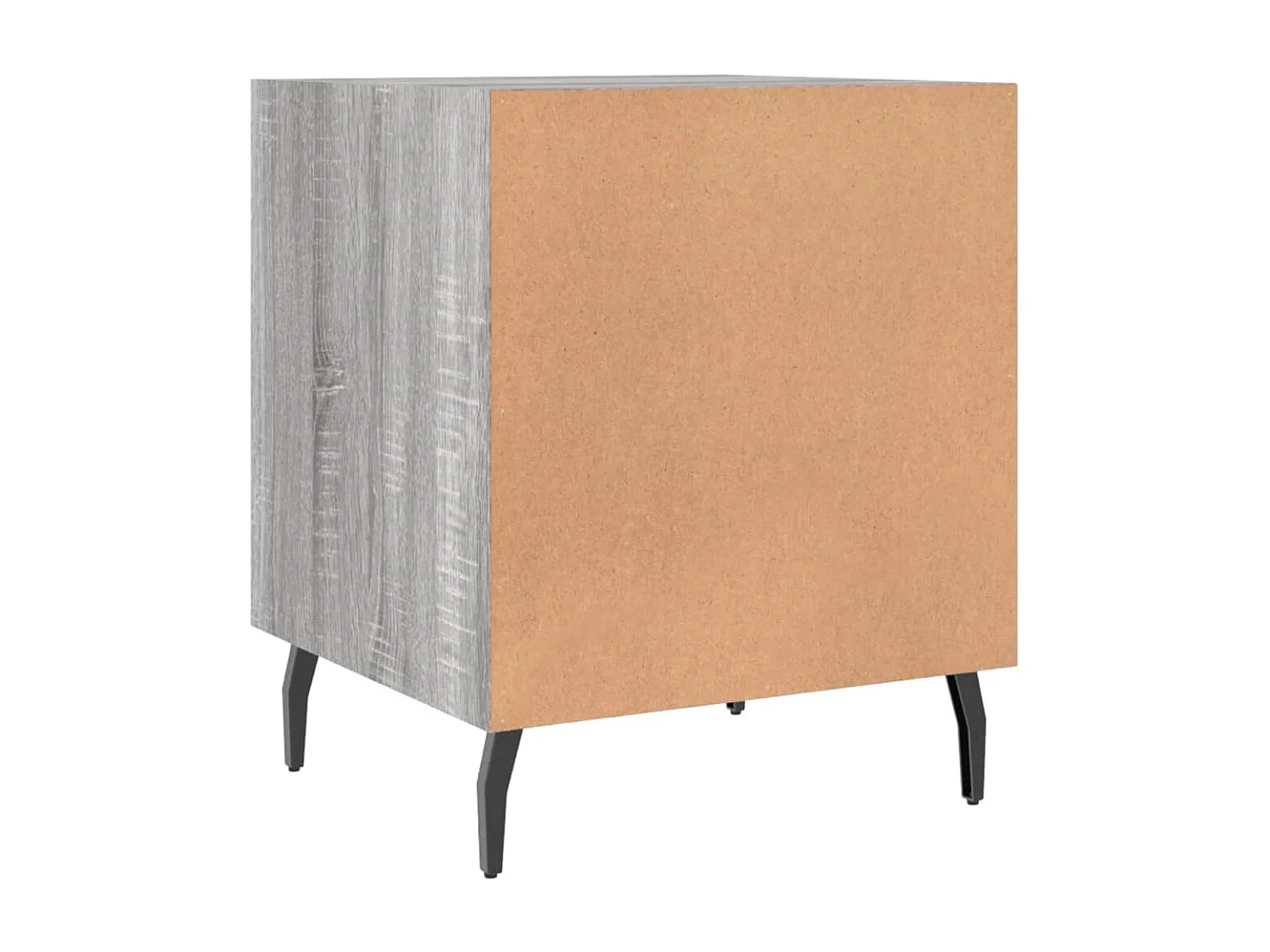 Tables de chevet 2 pcs sonoma gris 40x40x50cm bois d'ingénierie