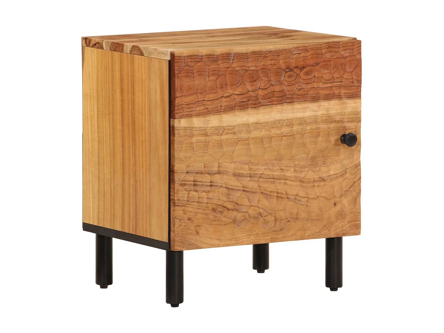 Table de chevet 40x33x46 cm Bois d'acacia massif