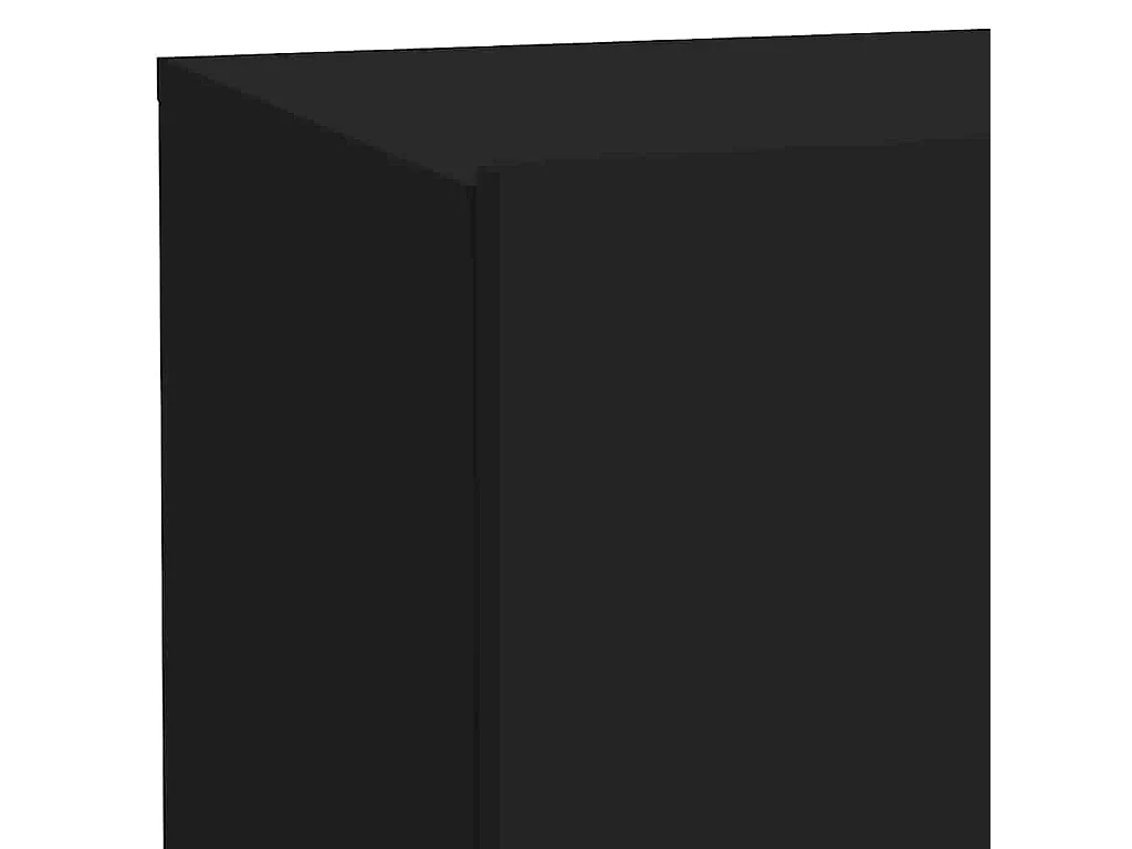 Table de chevet avec lumières LED noir 70x36x40,5 cm