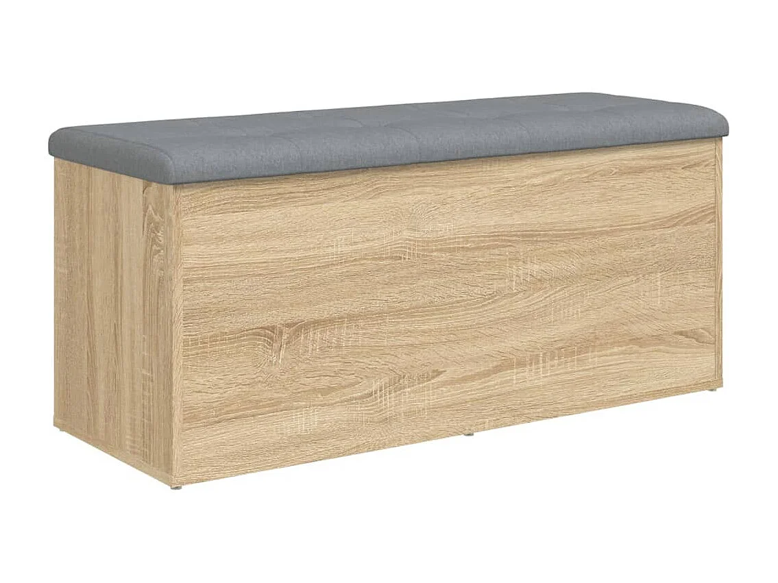 Sitzbank mit Stauraum Sonoma-Eiche 102x42x45 cm Holzwerkstoff