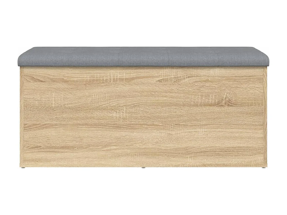 Banc de rangement Chêne Sonoma 102x42x45 cm Bois d'ingénierie